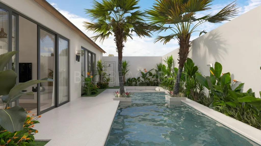 A pool with sky view